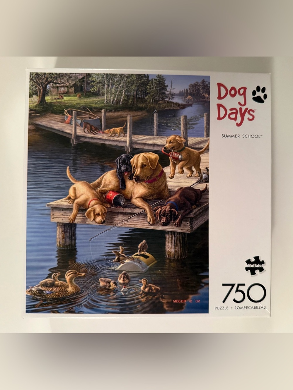 Dog Days Summer School 750-Piece Jigsaw Puzzle - Multi-Color